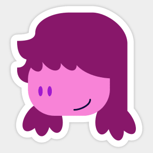 Deltarune Susie flat design Sticker